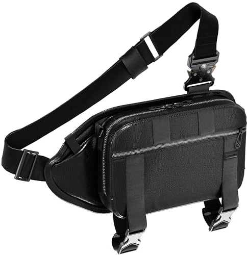 WHOS BAG - kleine Umhängetasche für Männer und Frauen, slingbag Herren klein, Brusttasche, Sling crossbody bag damen, Handytasche