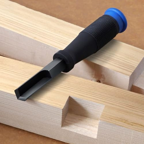 SPORTARC Woodworking Grooving Chisel, 90 Degree Wood Chisel Tool, HSS Woodworking Carving Chisel for Cork Hardwood Plywood 180mm