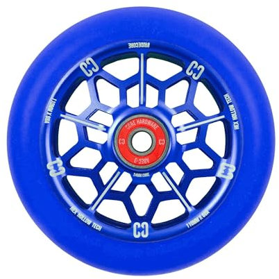 CORE Hex Stunt-Scooter-Rad, 110 mm, ABEC 9 Kugellager (Ersatz-Pro-Scooter-Räder), Marineblau