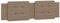 vidaXL Kissen für Kopfteil, Wandpolster Polsterpaneel Bettkopfteil, Rückenkissen Polsterkopfteil Wandkissen Schlafzimmer, Cappuccino-Braun 180cm Kunstleder