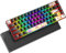 EWEADN x ZIYOU LANG T8 Portable 60% Mechanical Gaming Keyboard, 18 Chroma RGB Backlit, Ultra-Compact Mini 68 Key, Dye Sublimation Anime PBT Keycap, Full Key Anti-ghosting for PC/Mac-Black/Brown Switch