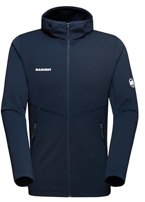 Mammut Aconcagua Light ML Hooded Jacket Men | Midlayer Jacke für Herren mit Kapuze | Marine, XXL