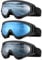 SixYard Ski Goggles, Motorcycle Goggles, 3 Pack Snowboard Snow Goggles for Men Women Adult Youth (Style 7)