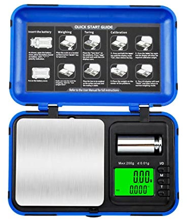 MRKU Bilancia da Cucina FAMA Scale, Bilancia da Cucina, Adatta per pesare Gioielli in Oro, Bilancia Tascabile di precisione ad Alta precisione Accessori da Cucina