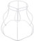 Französisches Hardware-Rack Vintage Lampenschirm Lampenschirmrahmen neben dem Lampenrahmen lamp holder lampenschirm gestell leichtes Zubehör Lampenschirm Draht Schmiedeeisen Warmhm