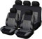 REMAZ Auto Sitzbezüge Sets für Mercedes-Benz Classe A A200 A180 W169 A160 A150 W169, 5 Sitzer Allwetter Atmungsaktiv Autositz Schonbezug Innenraum Zubehör,C-Grey