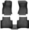 Fesuda Gummimatten Auto Set Passend für Audi Original A4 B9 8W, Gummi Fussmatten Auto Gummimatte