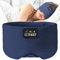 LC-dolida Bluetooth Sleep Mask,Upgraded Widened Sleep Headphones 100% Blackout Eye Mask Built-in Wireless Headphones for Men & Women,Adjustable Sleeping Headphones for Side Sleepers Travel Gift