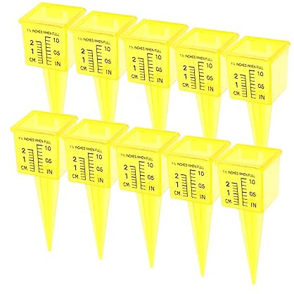 CAXUSD 20stücke Regenmesser Kunststoff Präzise Niederschlagsmessung Für Garten Und Outdoor Wetterbeständig Für Balkon Und Terrasse