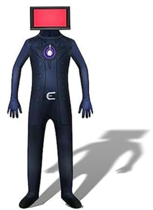 QJIRZB Toilet Cosplay Costume Titan Cameraman/Titan Speakerman/Titan TV Man/Cameraman Cosplay (Titan Tv Man, 170)