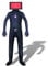 QJIRZB Toilet Cosplay Costume Titan Cameraman/Titan Speakerman/Titan TV Man/Cameraman Cosplay (Titan Tv Man, 170)