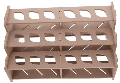 SHINEOFI Farbaufbewahrungsständer mit Regal für Malutensilien Organizer zur Aufbewahrung von Farbtuben und Pinseln Geeignet für Ölfarben und Aquarellfarben