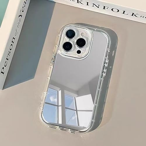 QIODAYI Kompatibel mit iPhone 11 Pro | Spiegel-Mininmalistischer Handyhülle, Vollumfangsschutz, stoßfest