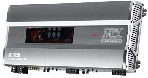 MTX rfl4120 High Definition Verstärker 12 V 4 Kanäle Klasse AB 4 x 120 W RMS aus Aluminium