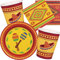Neu: 67-TLG. Partyset * MEXIKO * mit Teller + Becher + Servietten + Deko | Fiesta Siesta Sommer Party Set Gartenparty Dekoration