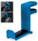 ENHANCE PC Gaming Headset Hook Holder Hanger Mount - Headphones Stand with Adjustable 360 Rotating Arm, Under Desk Clamp On Design, Universal Fit, Built in Cable Clip Organizer - Blue