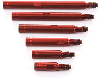 Miche Ventilverlängerung, rot, 25mm Pair