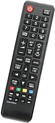 ALLIMITY AA59-00603A Fernbedienung Ersetzen für Samsung TM1240 PS43E490B1K PS43E490B1M PS43E490B1W PS43E490B2W PS43E495B1K PS43E497B2K PS51E490B1K PS51E490B1M PS51E490B1W PS51E490B2W UE46EH6030W