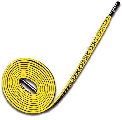 SOXPro LACEXPro,Lacci Scarpe,Non Si Slacciano,Grip Silicone,Tutti Gli Sport,Tutte Le Scarpe,120x0,5,(Yellow)