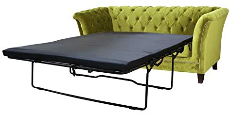 JVmoebel Chesterfield Schlafsofa 2 Sitzer Sofa Bettfunktion Couch Polster Sofas Couchen