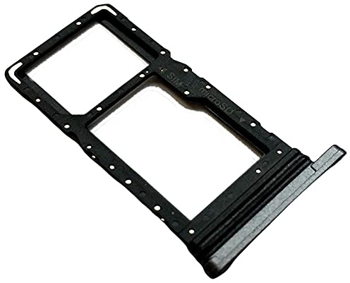 Tiroir Carte SIM et Support SD pour Samsung Galaxy Tab A7 LTE 10.4, Piece de Remplacement Original, Gris Foncé