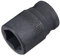 sourcing map 1/2 Drive by 18mm 6-Point Impact Socket, CR-V Steel 1.5 Length, Shallow Metric Sizes