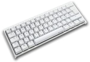 DUCKY ONE 2 MINI V2 PURE WHITE RGB MECHANICAL GAMING KEYBOARD, CHERRY MX SILENT RED - ITALY LAYOUT