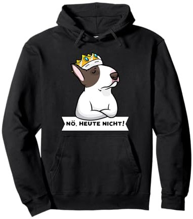 Sturer Miniatur Bullterrier Hund Pullover Hoodie