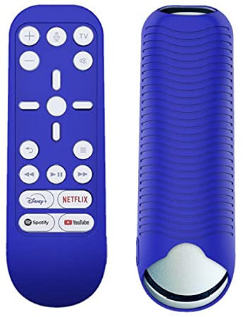 NSGJUYT Funda Protectora para el Manguito de la Cubierta de Silicona Anti-Shock Antideslizante PS5 para Playstation 5 Multimedia Media Control Remoto (Color : Blue)