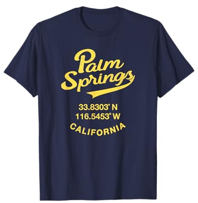 Palm Springs, Kalifornien, Retro T-Shirt