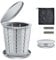 UTEBIT Portable Toilets For Adults, Foldable Toilet，compost Toilet With 20 Bio Toilet Bags, Perfect For Camping, Trip, Picnic, Hiking, Fishing, Beach, Supports Over 150kg