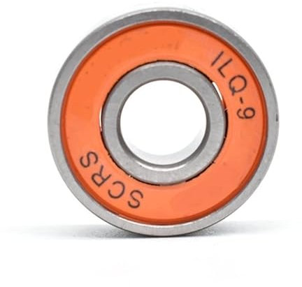 SUOFEILAIMU ILQ-9 608 RS Inline-Rollschuh-Radlager Abec9 608rs. Skateboard-Kugellager for Roller-Longboards 8x22x7mm (Color : Orange, Number of Pcs : 10Pcs)