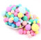 Duories 135 Bunte Pompons zum Basteln,10-30mm Mini Pompons Bälle Kleine Bommeln Kugeln,Flauschigen Bunte Pom Pom Deko Pompom Plüschbälle Bastel Zubehör für Nähen Deko DIY Handwerk,Rosa Blau Grün Gelb