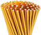 ALINK Lot de 100 pailles dorées biodégradables avec emballage recyclé pour tous les jours, fête, mariage, célébration, bricolage, multicolore