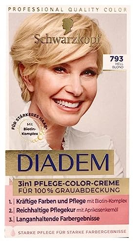Schwarzkopf Diadem 3in1 Pflege-Color-Creme, 793 Hellblond