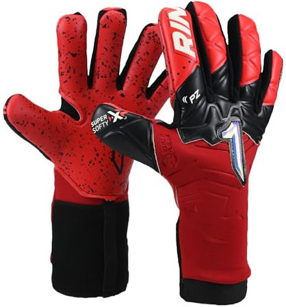 Rinat Xtreme Guard Zhero Halberwachsene Torwarthandschuhe Rot Größe 10