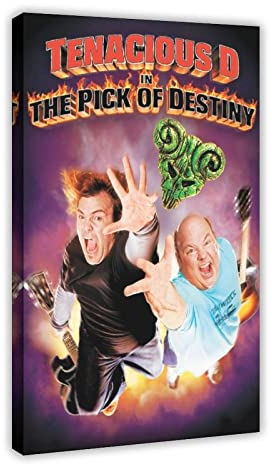 ZAPORA Tenacious D in The Pick of Destiny Filmposter auf Leinwand, Schlafzimmer, Dekoration, Sport, Landschaft, Büro, Raumdekoration, Geschenk, Rahmen-Stil, 20 x 30 cm