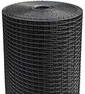 Nueve Deer Hardware Cloth 1/2 inch 24 x 100 Ft 19 Gauge, Chicken Wire Fencing Chicken Wire Mesh Roll Garden Fencing Raied Garden Bed Welded Wire Fence Roll