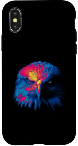 Hülle für iPhone X/XS Infrarot Weißkopfseeadler