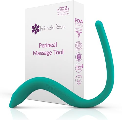 Intimate Rose Perineal Massage Tool with 10 Vibration Modes: Designed for Essential Labor and Delivery - Used During Pregnancy