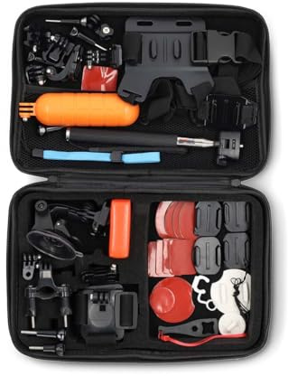 Action Cam Halterung - 41 in 1 - Schwarz