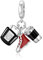 Coffe Shoe Bag Charms for Pandora Charms Women Shoe Bag Coffe