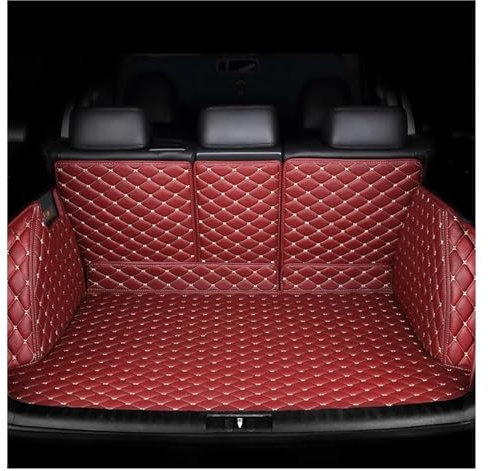 DZSQOSJB Kofferraumwanne Für Alle Modelle F30 F10 E36 E90 E46 X5 X1 X3 E39 F11 E70 X5 X4 X6 528i 640i 750 Autozubehör Custom Car Kofferraummatte Anti Rutsch Matte(WEINROT)