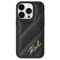 CG MOBILE Karl Lagerfeld KLHCP15LPQDSMGK Hülle für iPhone 15 Pro 6.1 Schwarz hardcase Diagonal Quilted Script
