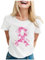 Cancer du Sein Tee Shirt Octobre Rose, Femme Ruban Rose de Sensibilisation au Cancer du Sein d'Octobre T-Shirt Pas Cher T Shirt Femme Grande Taille Sexy La Rosée Lot Tshirt Femme