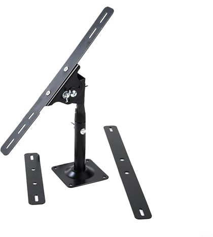 YUANGANG Support de montage réglable pour panneau solaire - Rotation au sol - Installation murale au sol - 5 W-50 W - Support photovoltaïque - Réglage du support - Résistant à la rouille -