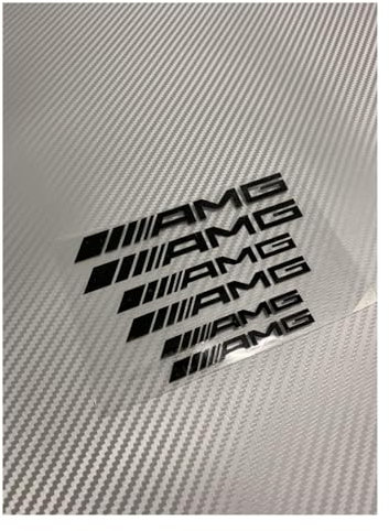 ZHANGXIN - Adesivi per freni AMG, resistenti alle alte temperature, per auto, personalizzabili (Blackset)