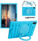 Funda Infantil Funny Back Squeeze para Honor Pad X8a/Honor Pad X9 de 11 Pulgadas 2024, Funda Giratoria de 360° para Tablet con Soporte para Lápiz, Correa para el Hombro (Azul Claro)