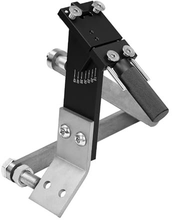 Lawnmower Blade Sharpener, Lawn Mower Blade Sharpener Tool Adjustable 15°‑45° Balancer Bracket Sharpening Jig Tool, Lawnmower Straight Blade Sharpening Tool