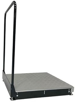 The Ramp People Half Step with Handrail - Adjustable Height (450mm x 750mm) Non Slip Indoor or Outdoor
